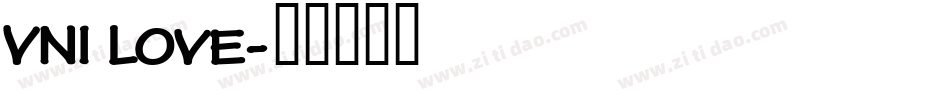 VNI Love字体转换